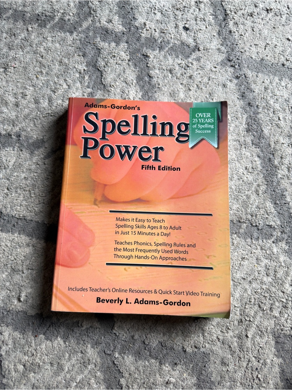 Spelling Power Book - Orange Cover